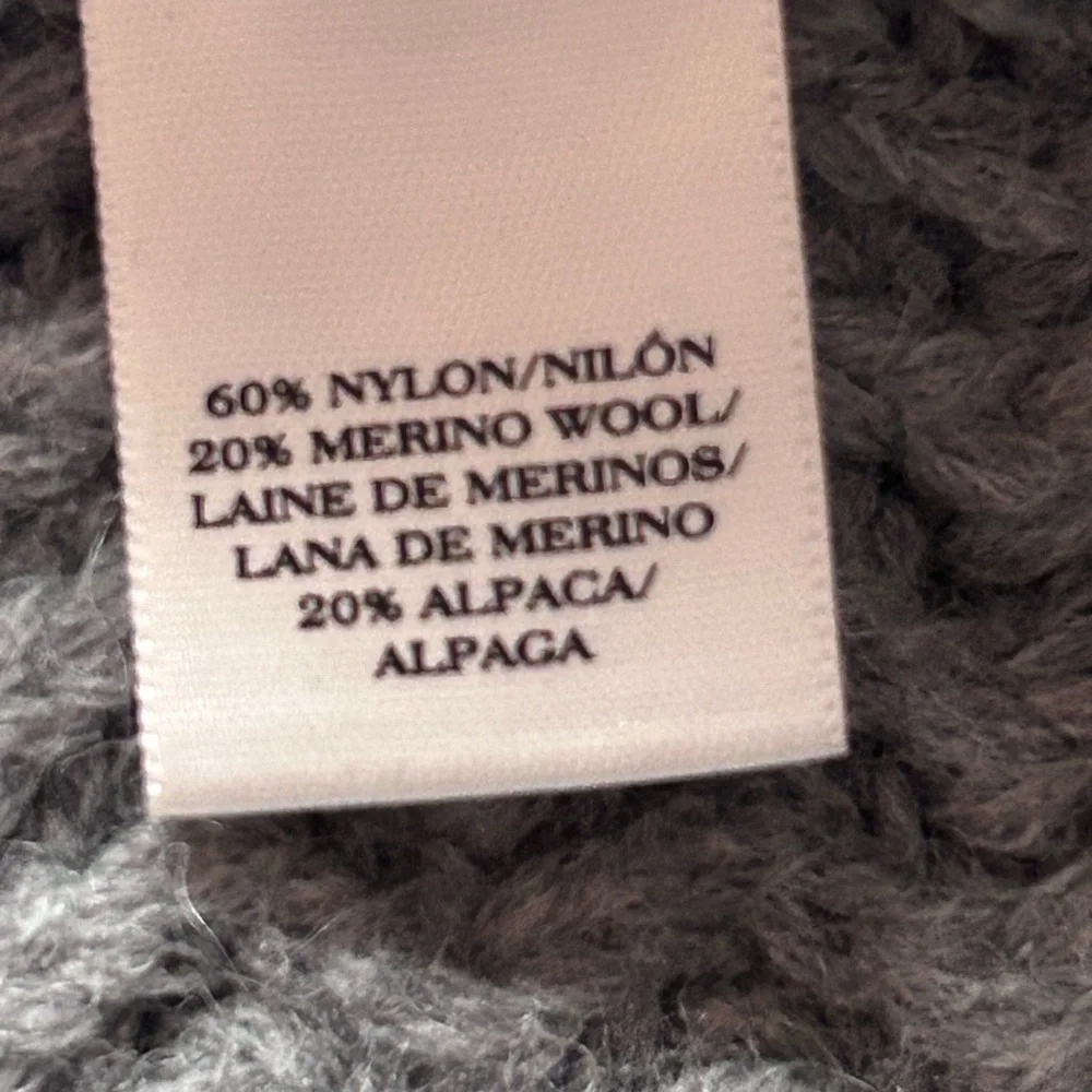 Ann Taylor‎ Textured Knit Cardigan - Chunky Gray Merino and Alpaca blend knit. - Picture 4 of 4